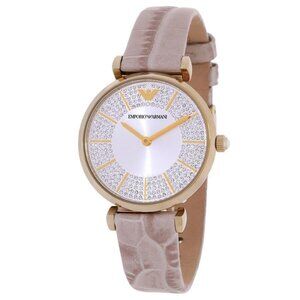 FX04512B NWT Emporio Armani Fashion Ladies Quartz Steel Authentic Watch